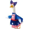 Item Mais Vendido da Amazon: Roupas de Ganso para Varanda de 23 polegadas, Roupa de Banho de Verão, Capa de Chuva, Roupa de Estilo Pastoral, Roupa Decorativa de Ganso Branco Grande