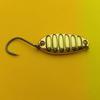 Señuelo Metal Spinnerbait Señuelo Vibratorio Plano con Anzuelo Único, Spinnerbait Biónico Reflectante para Agua Dulce Lanzamiento a Larga Distancia