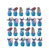 Banderines de Fiesta, Decoraciones Colgantes en Espiral, Decoraciones con Globos, Decoraciones de Papel para Fiesta de Cumpleaños con Temática Azul de Lilo y Stitch