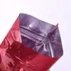 Saco de Embalagem de Folha de Alumínio Banhado a Ouro Vermelho Saco Autovedante Saco para Alimentos Máscara Pó Chá Sacola Pequena Bolso Selado para Amostra