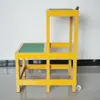 Taburete Aislado de Fibra de Vidrio para Electricistas, Plataforma de una Sola Capa, Taburete Escalera Aislado de Alto Voltaje, Taburete Móvil Alto-Bajo de Tres Capas Doble Capa