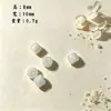 Acessórios de joia em liga que preservam a cor método antigo ouro de areia duas vidas feliz boa sorte contas espaçadoras corda de tecelagem diy fio de contas artesanal para amarrar pequenos acessórios