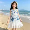 Roupa Infantil Tie-Dye Verão Novo Feito à Mão Tie-Dye Tingido com Plantas Meninos e Meninas Saias de Suspensório Roupa Étnica para Viagem Atacado