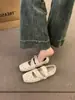 Zapatos Mary Jane Cuadrados de Lunares Retro Coreanos de Aumento de Altura para Mujer 2026 Año del Temperamento Otoño Nuevos Bailarinas de Boca Baja