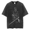 Camiseta Harajuku Streetwear One Piece Estampa Gráfica de Anime t