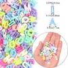 Letras Inglesas Huecas Tridimensionales de Acrílico Serie Color Macarrón Accesorios para Pulseras DIY Cuentas Sueltas Venta al por Mayor