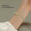 Gato de Caramelo de Carbón Pata de Gato Gato de la Suerte Pulsera de Perlas Linda Diseño de Nicho Pulsera para Estudiantes de Ins Regalo para Mejor Amigo