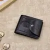 Novo Porta-Cartões Transfronteiriço Design de Grande Capacidade Carteira Vendedor Quente da Amazon Em Estoque Couro de Cera de Óleo Porta-Cartões Masculino Retrô