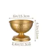 Vaso de Flores de Metal Dourado Estilo Europeu Amazon Recipiente Vintage para Arranjo de Flores Decoração de Hotel Casamento Corredor Vaso de Flores Secas Ornamento