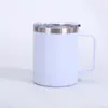 Taza con Asa Transfronteriza de 14 oz Plástico Simple con Spray Termo de Acero Inoxidable Taza de Agua Portátil para Exteriores para Beber Directamente
