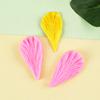 Folha Rosa Pétala Folha Molde de silicone Peônia Simulação Flor Axuose Dupla face Padrão Açúcar Flor Molde de silicone