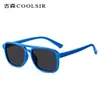 Novos Óculos Infantis Tr90 Atacado Moda Decoração de Desenho Animado Óculos de Sol Infantis Óculos de Sol Infantis Espelho Infantil 0046