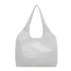 Bolso de Hombro Sencillo Estilo Coreano para Mujer 202026 Nuevo Primavera Gran Capacidad Estilo Bosque Color Sólido Artístico Casual Bolso Cubo