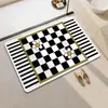 Capacho de Entrada Estilo Simples, Absorvente de Água, Secagem Rápida, Antiderrapante, Resistente a Manchas, Adequado para Banheiro, Entrada, Cozinha, Lavável à Máquina, Atacado