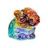 Doze Zodiac sorte tigre pequenos ornamentos ano do presente do Tigre abertura housewarming NAFU colorido cristal Tigre enfeites de mesa