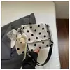 Bolso Cubo de Moda con Lunares para Debajo del Brazo para Mujer 2026 Invierno Nuevo Estilo Versátil Dulce Bolso de Mano Bolso de Hombro