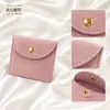 Bolsa de Empaque para Joyería con Cierre de Broche de Terciopelo Mini Bolsa de Almacenamiento para Accesorios con Tapa Plegable Bolsa Portátil para Joyería Anillo Pendiente Collar