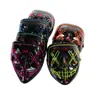 Casco Cyberpunk Máscara Luminosa Máscara Cyberpunk Tira de Luz Fría Máscara de Cara de Fantasma Máscara de Cosplay Venta al por Mayor