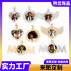 Colgante Personalizado de Foto Hip-Hop Europeo y Americano Incrustado con Circonita DIY Mismo Estilo de Marca Grande Collar Creativo con Foto