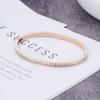 Venta Directa de Fábrica Spot Pulsera de Acero Titanio Clásica Clavo Trébol de Cuatro Hojas Corazón Cielo Estrellado Transfronteriza Europea y Americana