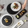 Cerâmica Sushi Cuisine Flat High-class Plate Banquetes Display Plate Western-style Steak Plate Plate Flat Plate
