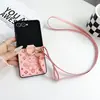 Urso Fofo e Luxuoso Adequado para Capa Protetora de Celular Samsung Zflip5 com Pingente Flip3 para cima e para baixo Dobrável Modelo Quente