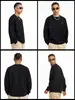 Sudadera con cuello redondo bordada de la marca de moda estilo americano Jxy Rongde, Sudadera holgada y versátil Stone Island, Sudadera retro con cuello redondo