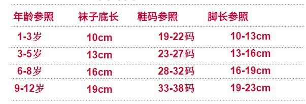 圣诞袜尺码