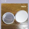 Caixa de Pote para Pincel de Pó Transparente Caixa Vazia Embalagem de Pote para Base Líquida e Pó Solto Caixa de Armazenamento de Pote para Pó de Mel Transparente de Plástico