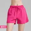 Ropa deportiva de verano de secado rápido, manga corta, para Pilates, entrenamiento, fitness, shorts de yoga de malla holgados y transpirables para mujer