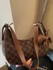 Bolso de Hombro y Axila para Mujer Casual 2025 Invierno Nueva Moda Tendencia Estampado Retro Simple Elegante