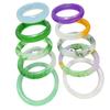 Pulseira de jade cor Xinkeng, jade gelo, jade de quartzo verde, tratamento de jade flor verde gelo, atacado