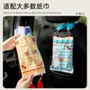 Caja de Pañuelos Portátil para Coche Conejo Lindo Multifuncional para Coche Almacenamiento en Asiento Bolsa para Colgar Pañuelos