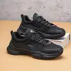 Zapatos casuales deportivos de malla transpirable para hombre, de primavera-verano, versátiles, con suela gruesa, para correr, para adolescentes