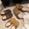Mocassins Velcro Sapatos Únicos Femininos Sola Grossa Sapatos Femininos Aumento de Altura Fivela Outono 2026 Rad Retro Bonito Dois Usos