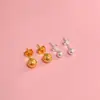 Tapones para Orejas de Plata de Ley S925, Tapas para Orejas, Pendientes de Encaje, Tapones Anticaída, Pendientes DIY, Accesorios de Joyería de Aguja de Plata al por Mayor