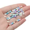 Cuentas de Cristal para Arroz Color Macarrón Súper Mate de 3/4 mm Material para Pulsera de Teléfono Móvil Collar DIY Cuentas Sueltas