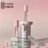Tubo Cuadrado para Brillo de Labios, Tubo Transparente para Gloss de Labios, Tubo Vacío con Aplicador, Empaque de Plástico Portátil para Maquillaje, Logo Imprimible