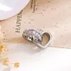 Acessórios para Joias DIY Pingente de Colar com Design de Coração Duplo Luxo Leve Nicho Alto Padrão Presente de Dia dos Namorados Qixi