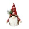 Decoraciones navideñas transfronterizas Enano navideño anciano muñeca sin rostro pareja muñeca decoración navideña decoración de escritorio