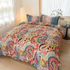 Juego de Funda de Edredón Estampado Estilo Americano de Tres Piezas, Cama Doble Bohemio Oversize, Funda de Almohada y Funda de Edredón de Comercio Exterior Amazon, Stock Listo Transfronterizo