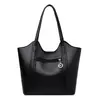 Bolso de hombro para mujer más vendido transfronterizo, cuero suave, gran capacidad, moda, versátil, para mujer, de viaje, de hombro, debajo del brazo