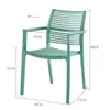 Cadeira Plástica para Exterior com Encosto Vazado Escandinavo, Cadeira Casual Minimalista Moderna, Cadeira de Jantar para Café/Restaurante Ins