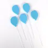 Globo de nube estrella de cinco puntas tarjeta para pastel de cumpleaños decoración de inserción diseño de ambiente de cumpleaños tarjeta de esponja para hornear