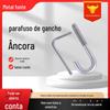 Parafuso Gancho Tela de Aço Inoxidável 304 Cabeça Única com Gancho de Arame Tipo Peça Gancho de Construção Parafuso de Cabeça Gancho de Azulejo Galvanizado de Seda