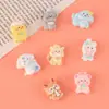 Mini Coelho de Desenho Animado, Urso, Coelhinho, Veado, Filhote de Cachorro Resina DIY Cola de Chantilly Acessório de Cabelo Materiais Atacado
