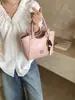 Bolsa de Mano Brillante para Mujer de Venta Caliente en Comercio Exterior Transfronterizo, Nuevo Modelo 2026, Bolso Pequeño tipo Cubo, Estilo Coreano, Bolso Cruzado Sencillo