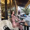 Estilo Dulce y Picante Atmósfera de Hermana Real Falda Ceñida al Cuerpo para Mujer Primavera y Otoño Nuevo Adelgazante Retro Hermoso Elegante Vestido