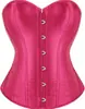Corsé de Imitación de Seda Transfronterizo Europeo y Americano con Soporte de Varilla de Acero Control de Abdomen Moldeador Corporal Ropa Interior Capa Base para Vestido de Novia Corsé Moldeador Corporal