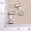 Aleación de Zinc Transfronteriza Plata Antigua Hueco Serie Hueso de Perro Pequeño Colgante Accesorios para Joyería DIY Colgante de Collar